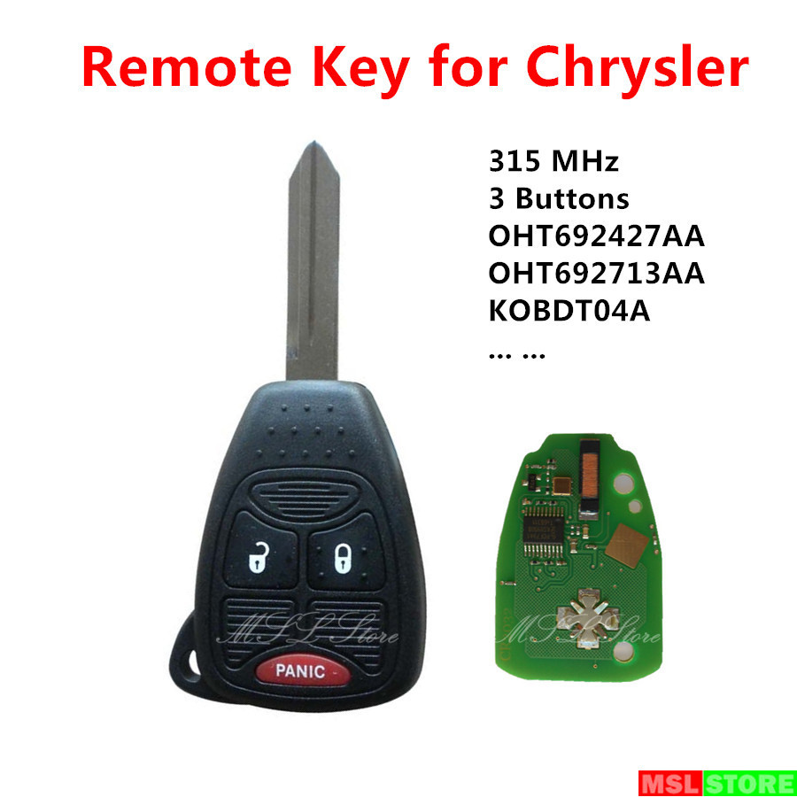 Chrysler pacifica remote key #3