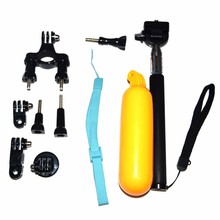 For Gopro palo selfie stick monopod tripod with float bobber for action camera sj5000 xiaomi yi For Gopro HD sj4000 accessories