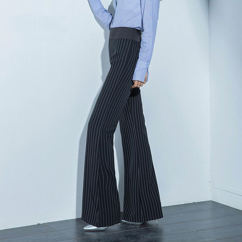 bell bottom pants striped