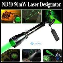 ND50 Long Distance Laser Tactical ND3 Green Flashlight Hunting Scope 50mW Laser Designator Sight for Riflescope