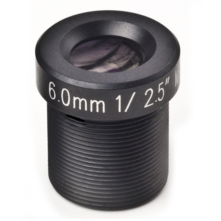 Monitor camera lens 3 one million HD 6mm fixed focal fixed aperture IR