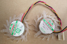 MGT5012XR-A10 12V 0.19A 3 wires small worm gear graphics card fan pitch 39mm diameter 44mm