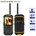 XENO X6 UHF Walkie Talkie IP68 Rugged Mobile Phone Proof D Water Function 2500 mah 2