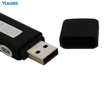 Yulass Mini Voice Recorder Professional 4GB Black USB Fash Drive Small Voice Recording Devices With WAV