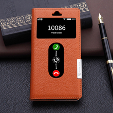 Newest Luxury Genuine Leather Cover Wallet Stand Case for ZTE Nubia Z9 mini Phone Bag Cover