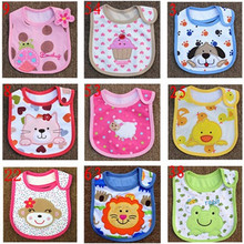 5 pcs/lot 2014 New! Cotton Baby Bib/Infant Saliva Towels/Baby Waterproof Bibs/Newborn Wear Cartoon+Different Model/Free Shipping