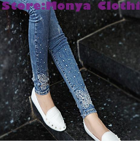 2015 spring and autumn Maternity Pants maternity jeans jeans fashion quality elastic models pregnant abdominal pants stretch Mat