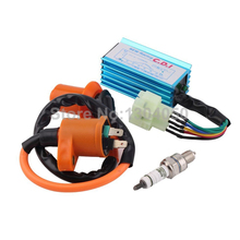 Scooter High Performance Racing Ignition Coil+Spark Plug+CDI Fits GY6 50cc 125cc 150cc