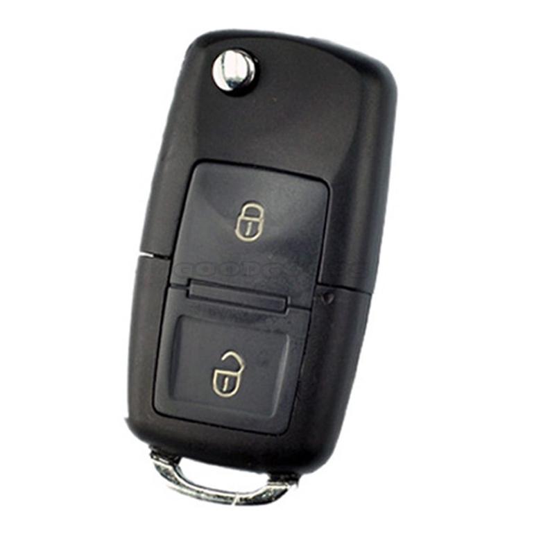 New Flip Folding Remote 2 Buttons Key Car Shell Ca...