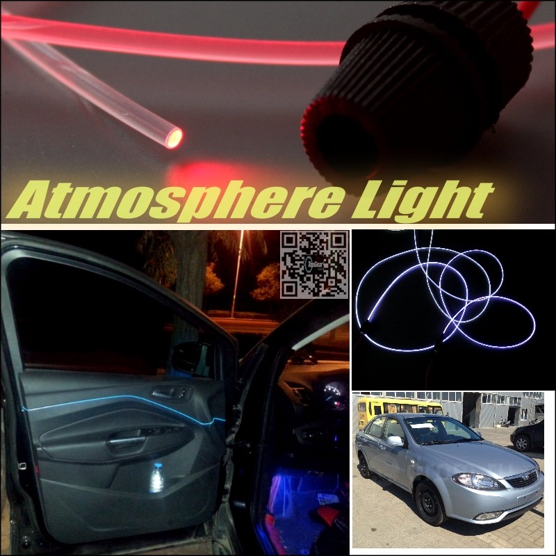 Car Atmosphere Light Fiber Optic Band For Daewoo Gentra Furiosa Interior Refit No Dizzling Cab Inside DIY Air light