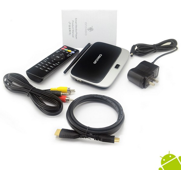 CS918 Smart Set-top Box Android 4.4 Quad Core 2GB/8GB TV Box Media Player with Remote Control XBMC WiFi 1080P IPTV TV Receiver