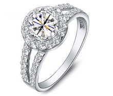Fashion Zirconia Stone Silver Rings for Women Engagement Girls Valentine s Gift Fine Beautiful Star Charm