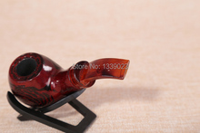 Free shipping Professional wholesale new classic durable snuff wood pipe cigar tube smoking tobacco weed pipes with rubber ring