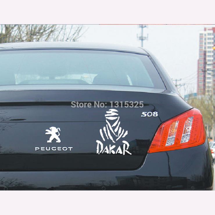 Dakar Creative Car Decal International Motor Sports Sticker for Toyota Ford Chevrolet Volkswagen VW Tesla Honda