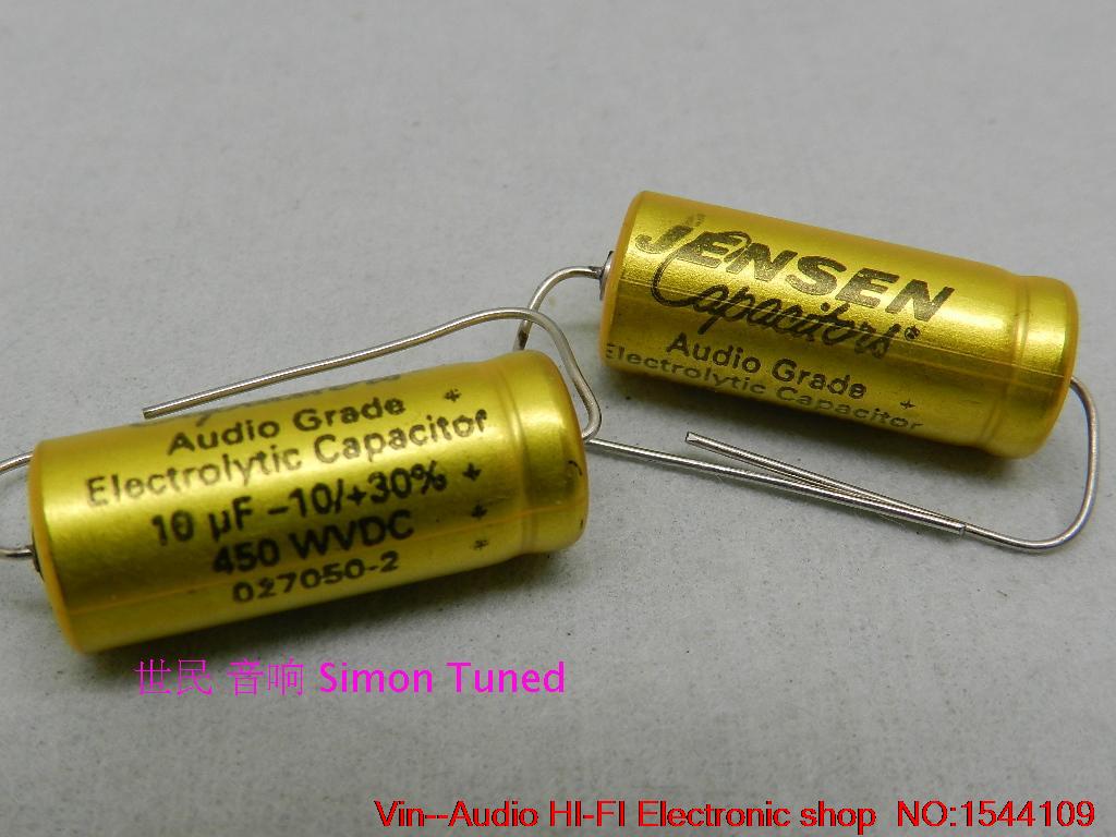 4PCS Original Danish JENSEN electrolytic capacitor 10UF/450V free