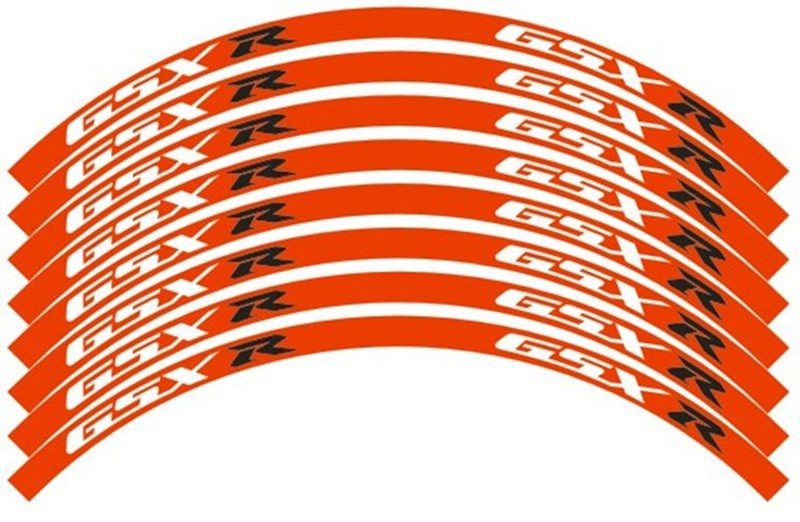 Car styling stickers Wheel Hub Reflect stickers Strips (4)