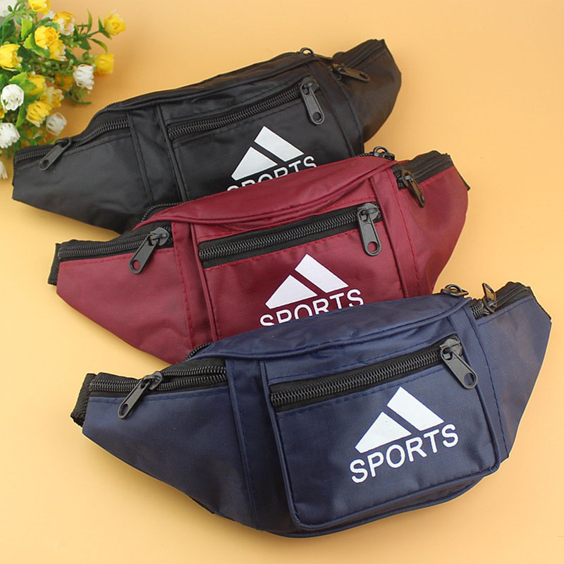 Unisex Running Bum Bag Travel Handy Hiking Sport Waist Belt Zip Waterproof Pack Money Belt Pouch