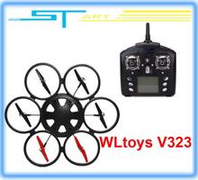 2pcs/lot Free shipping WLtoys V323 2.4G Remote Control Toys 4CH 6 Axis Gyro RC Quadcopter drone Headless Mode RTF VS V2 toy gift
