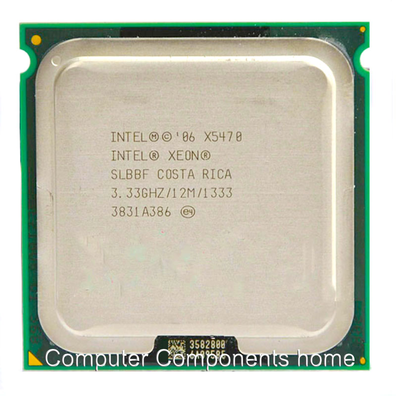 Original X5470 CPU processor 3 33GHz LGA771 12MB L2 Cache Quad Core FSB 1333 server CPU