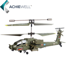New 3 Channel Syma S109G Remote Control Helicopter AH-64 RC Helicopter For Children Adult Gift Military Simulation Toys