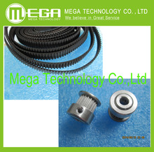 Free Shipping 2Pcs 20-GT2-6 GT2 Pulley And 2m GT2-6mm Open GT2 Belt for 3D printer(4xM3 setscrews and 1xAllen Key)
