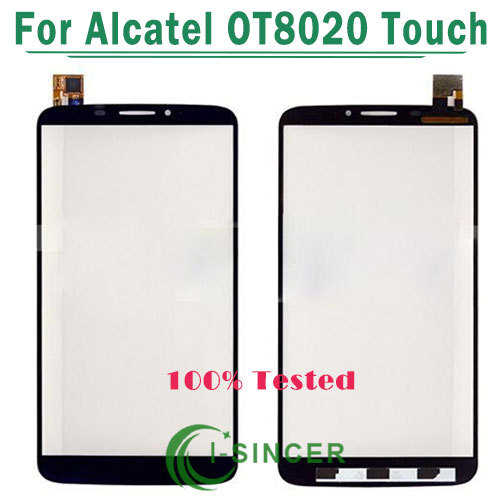 10/PCS Original Black color Touch Screen digitizer for Alcatel One Touch Hero 8020D OT8020 8020 free shipping