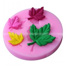 3d leaf silicone mould kitchen bakery moldes cupcake fondant decorating kits silicone candy molds accessory