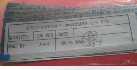 FFC 0 5pitch 12pin 1000mm long type B Flexible Flat Cable For TTL LCD DVD Computer