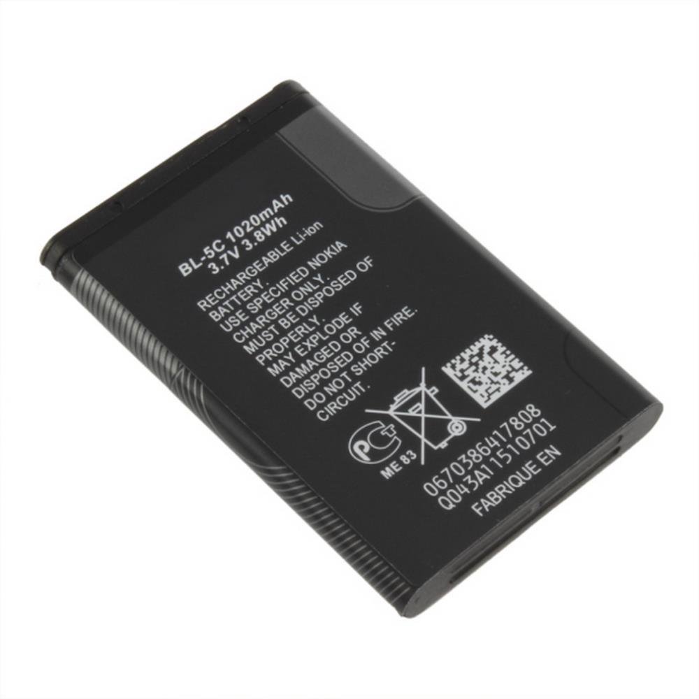 1pc 1020mAh 3 7V 3 8V Replacement Battery for Nokia BL 5C Wholesale Store