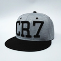 2016 new Cristiano Ronaldo gray CR7 Baseball Caps hip hop Sports Football hat men women Snapback