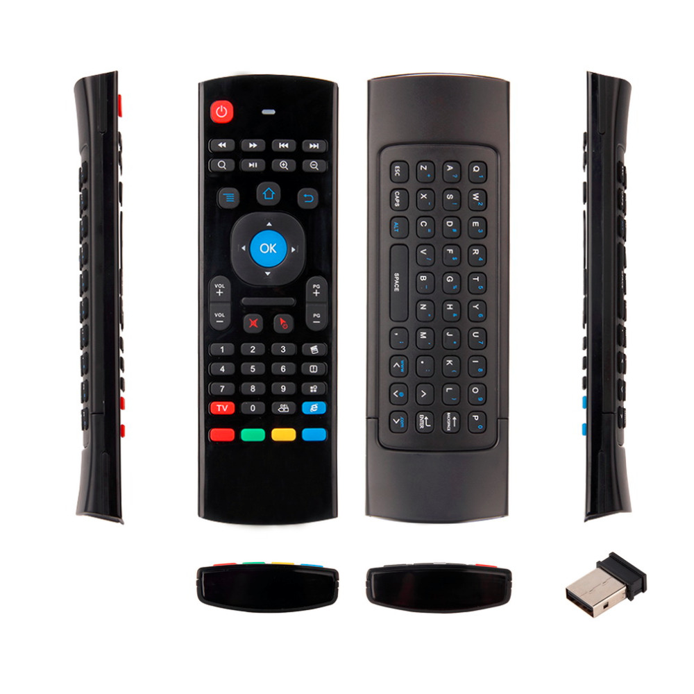 New 2.4G Wireless Remote Control Keyboard Mouse with USB Receiver For XBMC For Android TV Box Smart TV