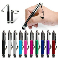 5 pcs/lot Universal Capacitive Stylus Pen for All Tablet PC Smartphone PDA Touch Pen With 3.5mm Earphone Jack Dustproof Plug