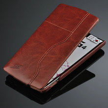 Leather Flip Cover with Card Slots for LG G4