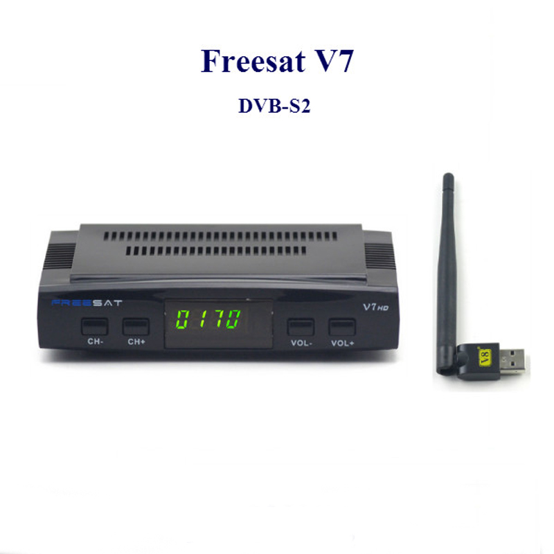 2016 digital hd satellite receiver dvb s2 Freesat V7 with usb wifi cccam satellite receiver tv box support 1080P Full HD DVB-S2