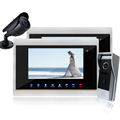Homefong Color 7 TFT LCD Display 4 line Video Door Phone Doorbell Intercom System With Secuity