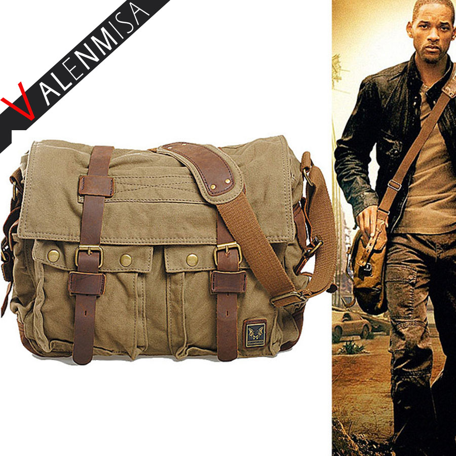 vintage canvas messenger bags