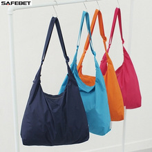 SAFEBET Korean Monolayer Swagger bag Got out Shopping Foldable Waterproof Shoulder bag Rain Handbags Cover Storage Messenger bag