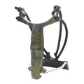 1pk G4 Slingshot Wrist Catapult Bow Camouflage Outdoor Sports Hunting Powerful Hunter with Arrow Rest