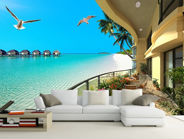 Online krijg goedkoop moderne strand huis aliexpress.com ... Schilderij strand woonkamer