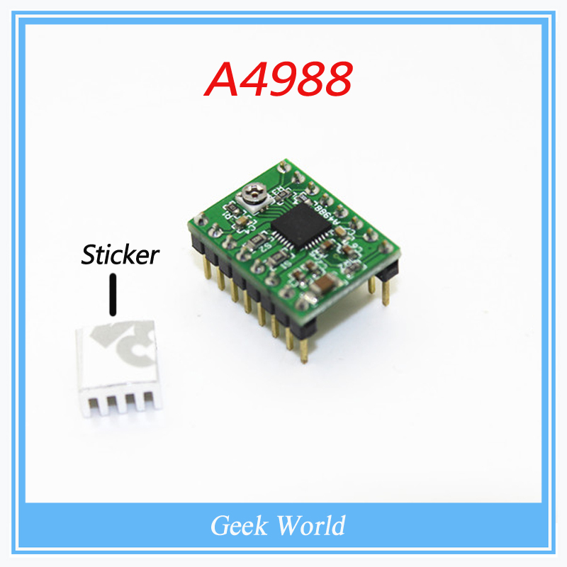 Гаджет  10pcs step stick StepStick Stepper motor driver A4988 A4983 3D Printer driver module Reprap board None Электронные компоненты и материалы