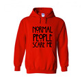 Hoodies Men 3D Printed Sweatshirts and Hoodies Normal People Scare Me American Horror Story Letters Hooded