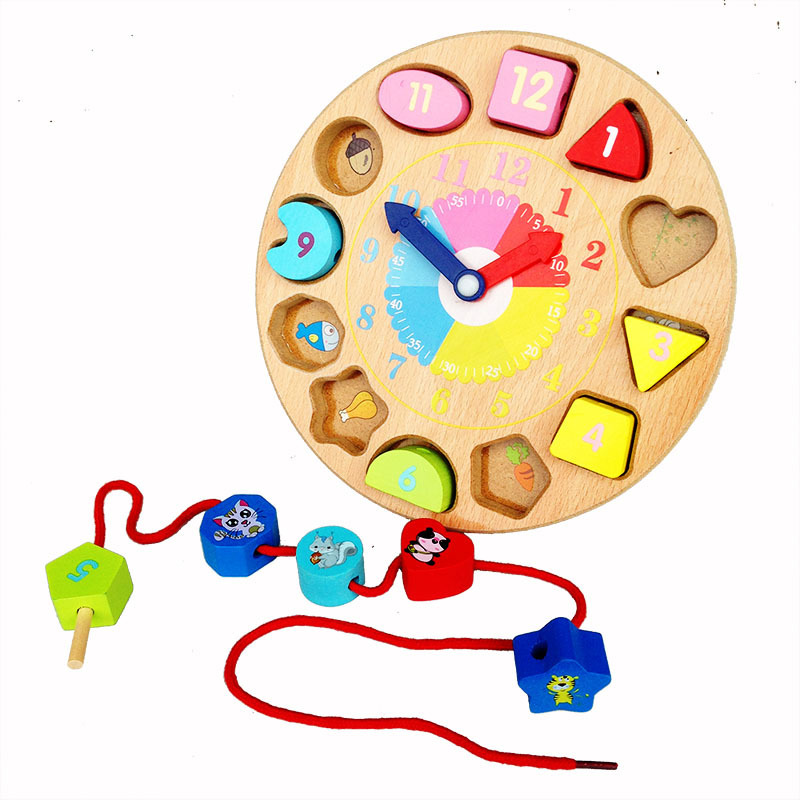 Baby Toys Wooden Geometry Set Three-dimensional Mystery Bags Child Early Learning blocks Wooden Toys Educational Gift