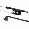 4 4 Size For Concerto Level Diamond Carbon Fiber Violin Bow Pernambuco Wood Material Free Shipping