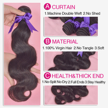 Queen Hair brazilian body wave 3 pcs lot 6A unprocessed virgin brazilian hair weave bundles brazilian