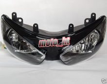 Motorcycle Headlamp For Kawasaki Ninja 2005-2006 ZX-6R 636 ZX6R 05 06, Brand New Clear Head light lamp, BLACK Color Headlight