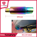 Neo Chrome Hi Power Universal 304 Stainless Steel Exhaust Pipe Racing Muffler Tip Car Exhaust Pipe