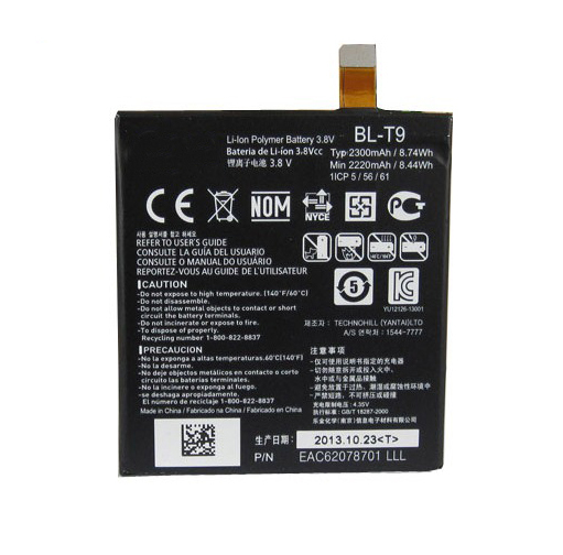 100%   LG D820 D821 Google Nexus 5 T9 T9 BL-T9 2300     bateria   