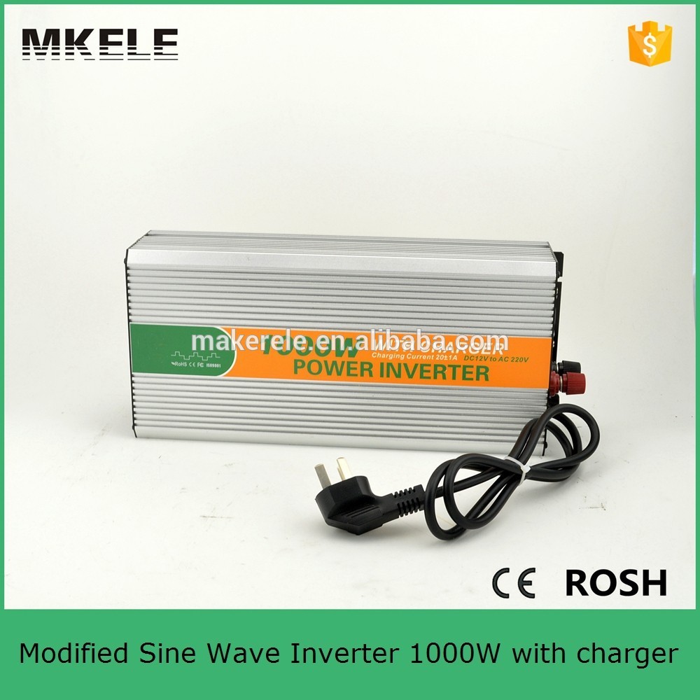 MKM1000-122G-C 1000w power inverter with battery charger,electric power inverter 1000w 12v 220v
