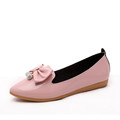 High quality patent leather boat shoes pointed toe dress flat shoes women beading solid A diamond
