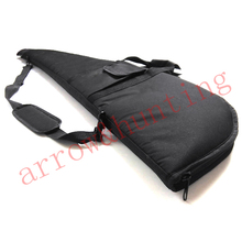 Hunting 600D oxford and leatherette rifle gun bag and hunting shooting gun case